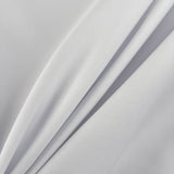 Plain Trouser Suiting Dress Fabric Poly Cotton Drill White Cu2
