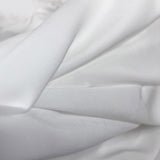 Plain Viscose Poplin Dress Fabric White