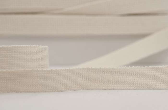 Plain Webbing Ivory 25Mm