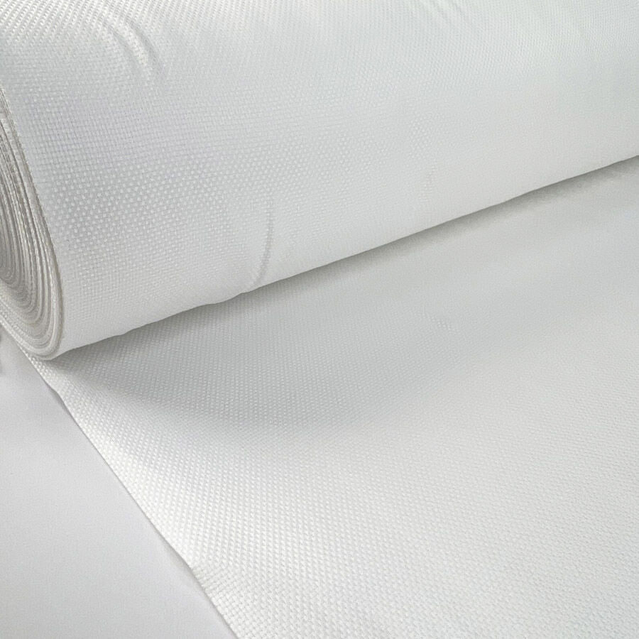 Polo Perhaps Cotton Pique White Woven Shirting Fabric Roll