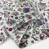 Polycotton Poplin Print Party Princess Fold