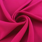 Polyester  Dress Fabric Landon Smooth Crepe Cerise