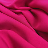Polyester  Dress Fabric Landon Smooth Crepe Cerise