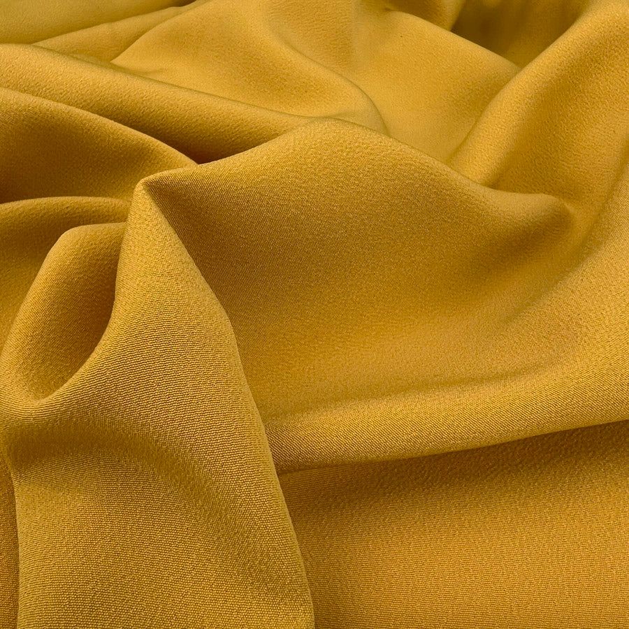 Polyester  Ress Fabric Landon Superior Smooth Crepe Mustard
