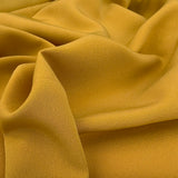 Polyester  Ress Fabric Landon Superior Smooth Crepe Mustard
