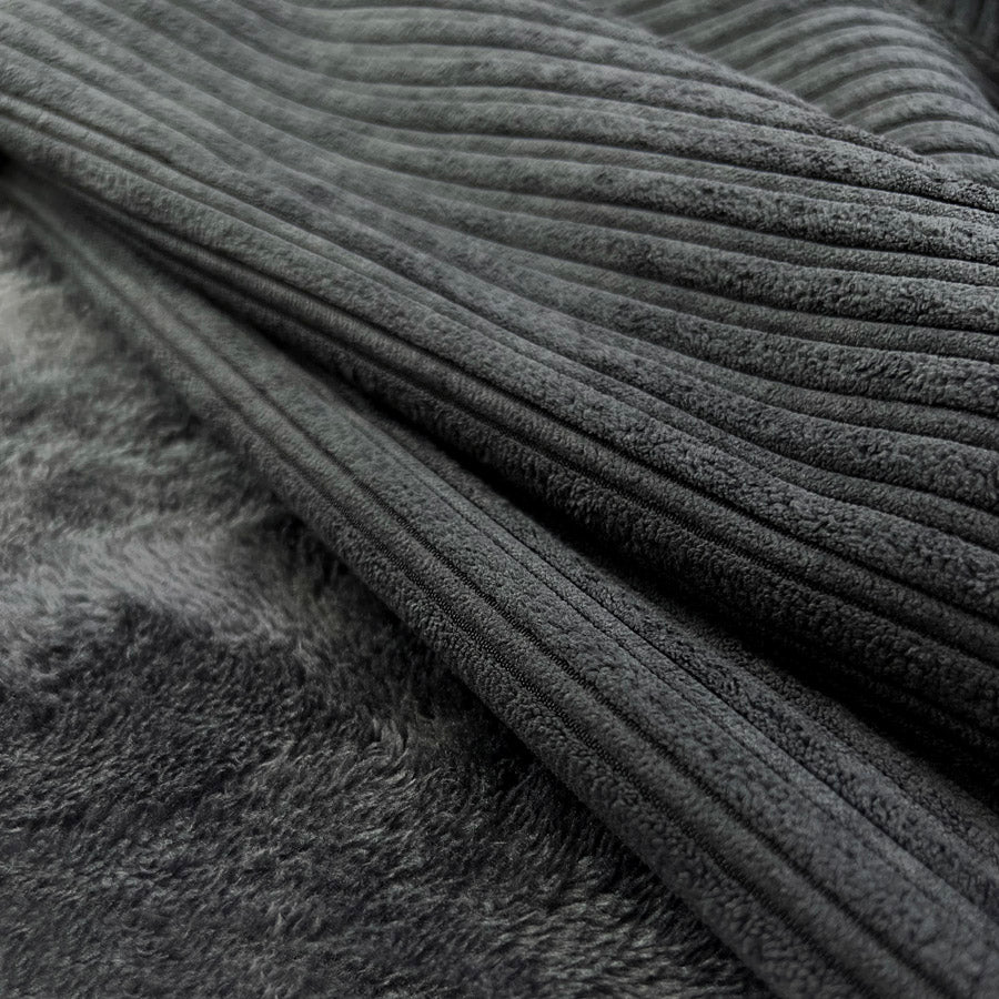 Remnant - Fur Lined Cord - Black (1m)