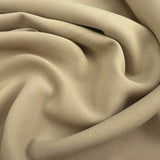 Polyester Double Crepe Dress Fabric  Candy Crepe Beige