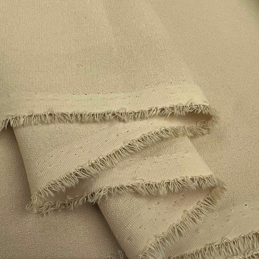 Polyester Double Crepe Dress Fabric  Candy Crepe Beige Fold