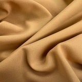 Polyester Double Crepe Dress Fabric  Candy Crepe Tan