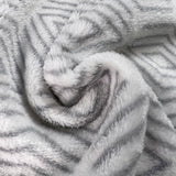 Polyester Double Sided Cuddles Fleece Fabric Diamond
