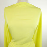 Polyester Dress Fabric Miller Crepe Yellow Chest