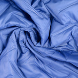 Polyester Embossed Quilted Coating Fabric Grate Quilt Blue Twist