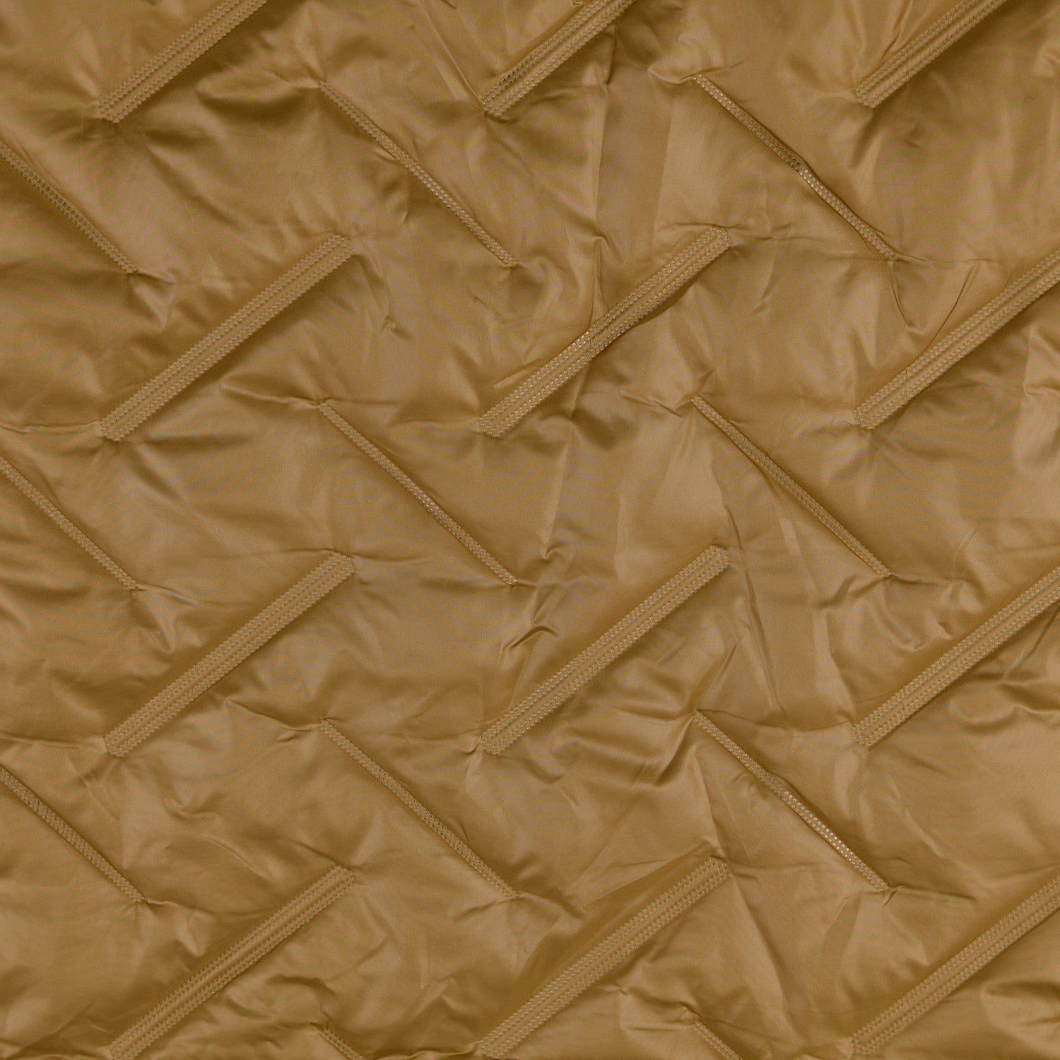 Polyester Embossed Quilted Coating Fabric Grate Quilt Sand