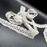 Polyester Flat Lace Trim Sasha Ivory