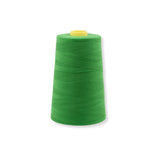 Polyester Overlocking Sewing Machine Thread Cone Emerald