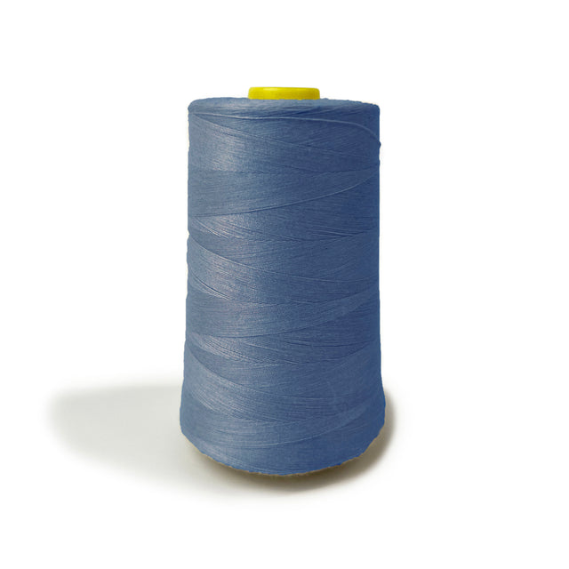 Polyester Overlocking Sewing Machine Thread Cone Hospital Blue