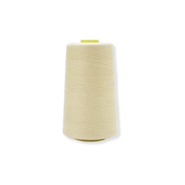 Polyester Overlocking Sewing Machine Thread Cone Mid Beige 5000M