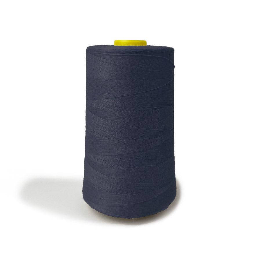 Polyester Overlocking Sewing Machine Thread Cone Navy