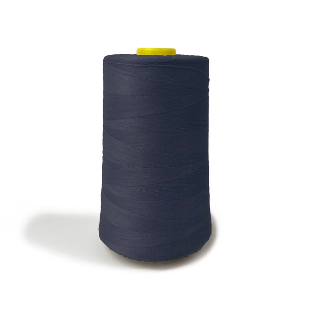Polyester Overlocking Sewing Machine Thread Cone Navy