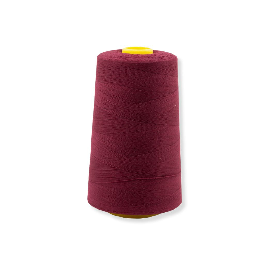 Polyester Overlocking Sewing Machine Thread Cone Wine