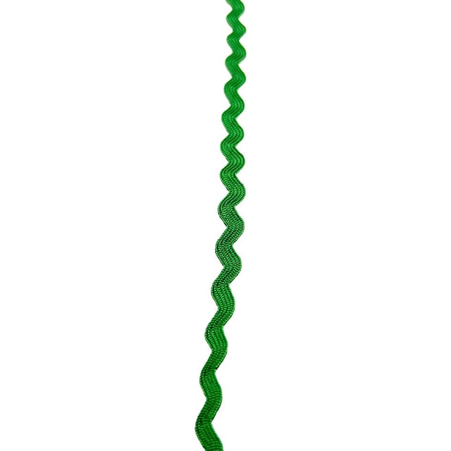 Polyester Ric Rac Trim Edging Emerald Green 5Mm