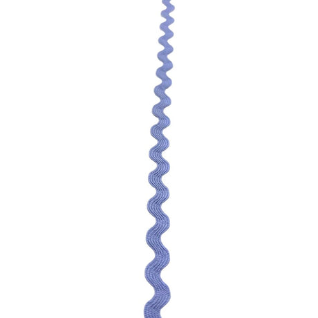Polyester Ric Rac Trim Edging Sky Blue 6Mm