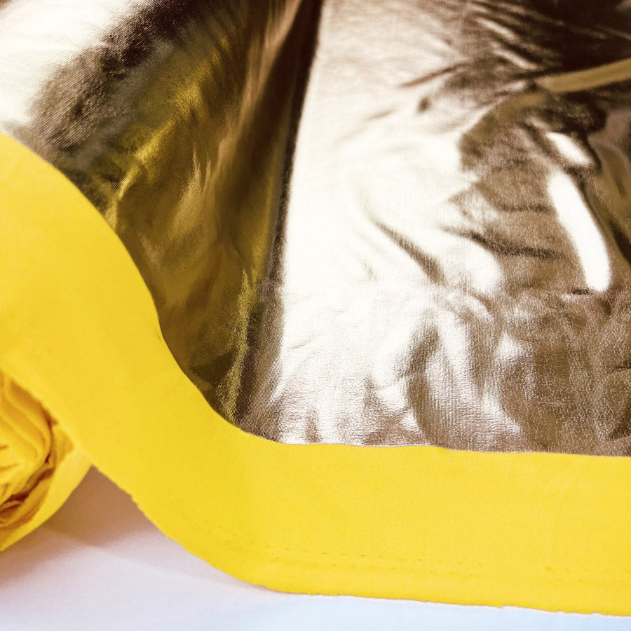Polyester Spandex Dance Fabric Night Fever Gold Roll