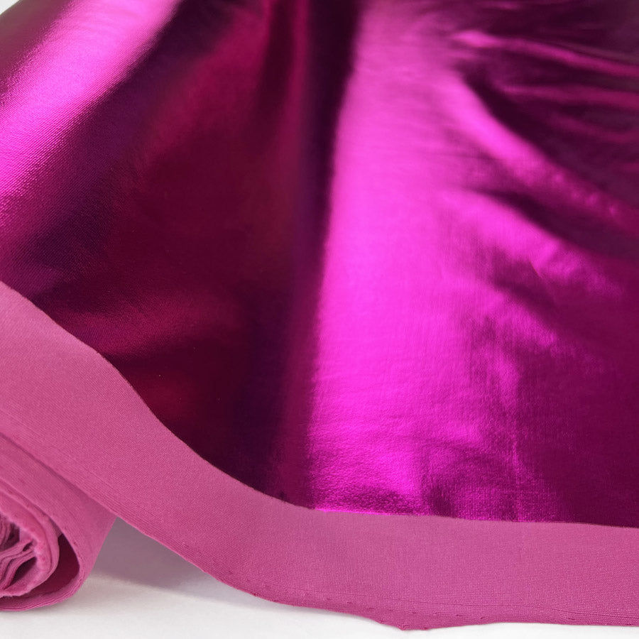 Polyester Spandex Dance Fabric Night Fever Hot Pink Roll