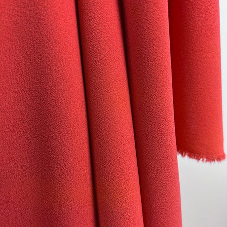 Polyester Triple Crepe Fabric Strawberry Hang2