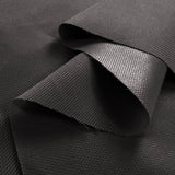 Polyester Water Resistant Outdoor Fabric Oeko Tex Cushion Soft Black Fold
