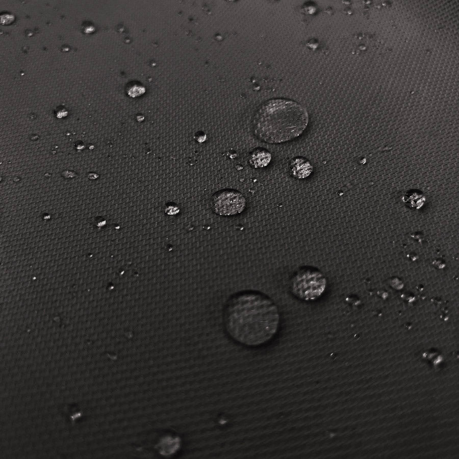 Polyester Water Resistant Outdoor Fabric Oeko Tex Cushion Soft Black Water
