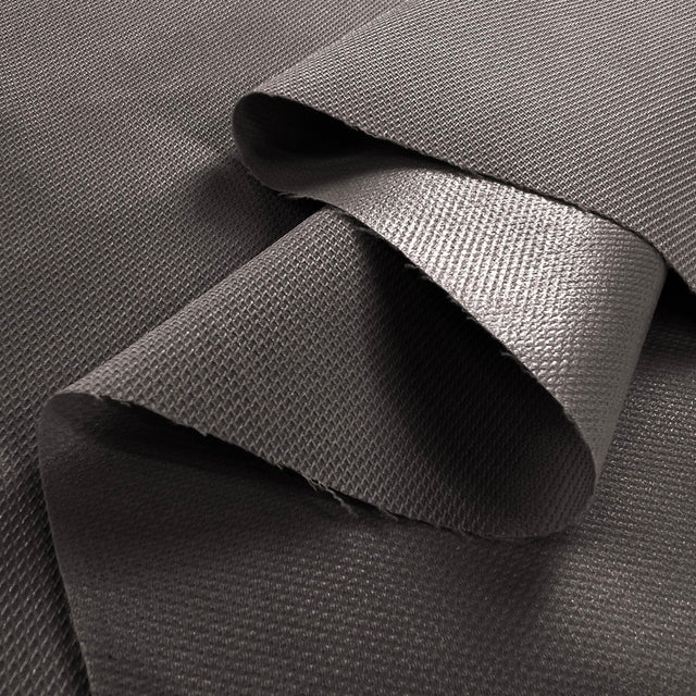 Polyester Water Resistant Outdoor Fabric Oeko Tex Cushion Soft Dark Grey Fold