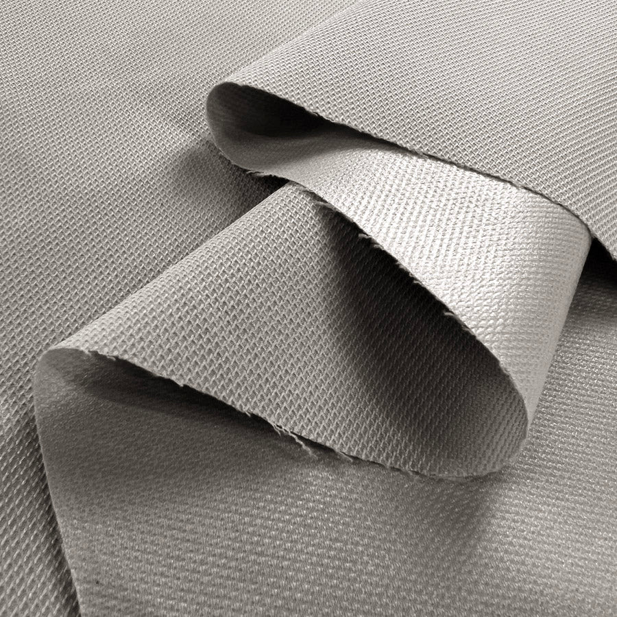 Polyester Water Resistant Outdoor Fabric Oeko Tex Cushion Soft Silver Fold