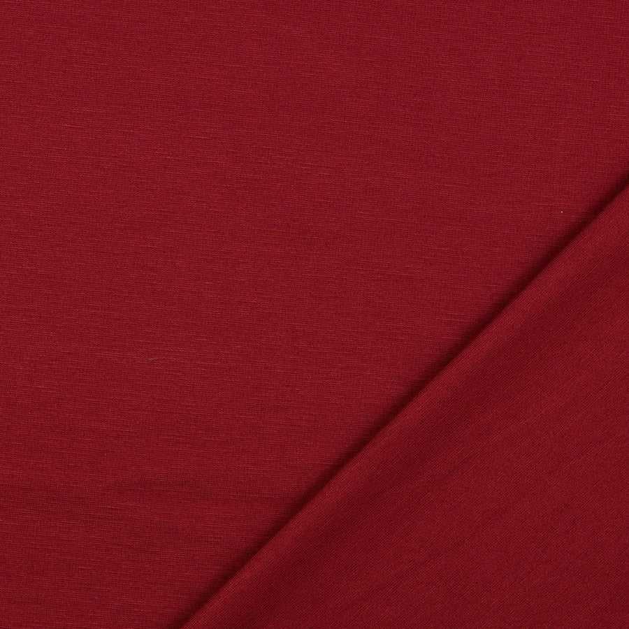 Ponte Roma Dress Fabric Luxury Ponte Wine Fold