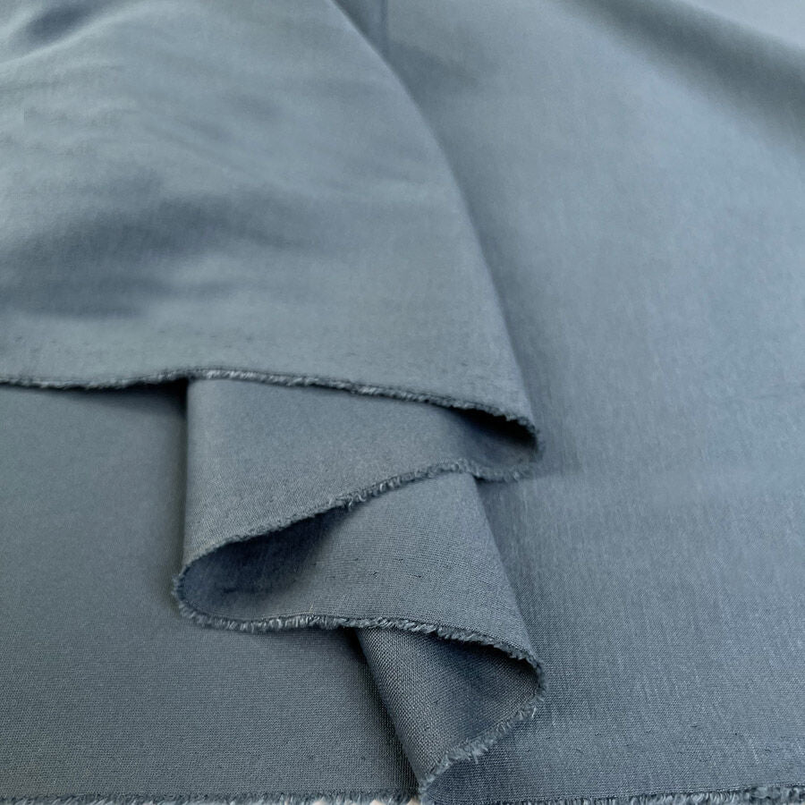 Pontoba Teal Viscose Polyamide Elastane Double Knit Jersey Fabric Fold
