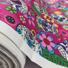 Poplin Print - Día de Muertos - Cerise
