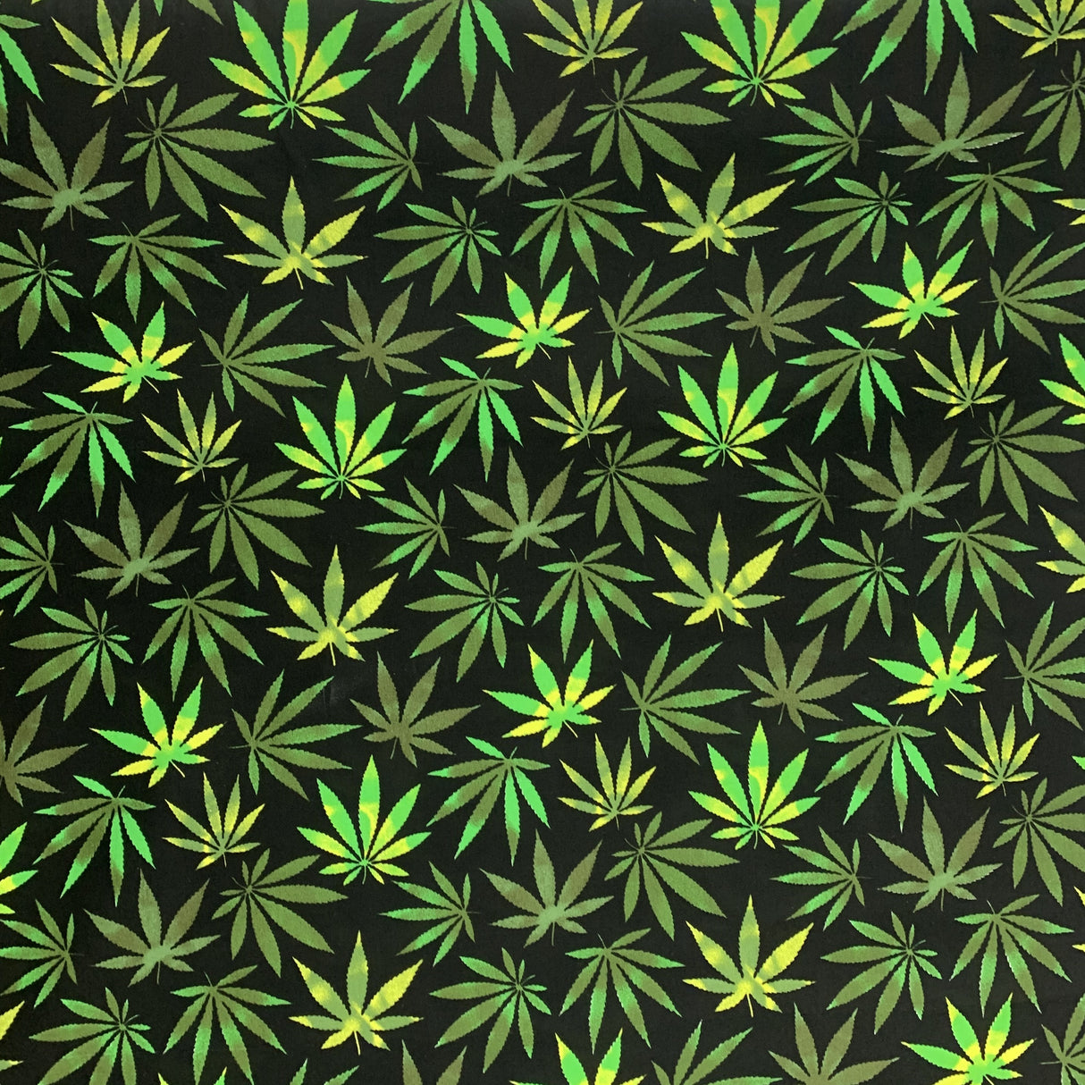 Poplin Print Hemp Black Pattern
