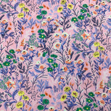 Poplin Print La Belle Cotton Floral Pink Dress Fabric S