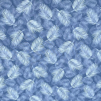 Poplin Print - Maui - Blue