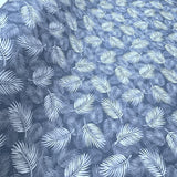 Poplin Print Maui Blue Cotton Dress Fabrics R1