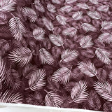 Poplin Print Maui Plum Cotton Dress Fabrics Roll