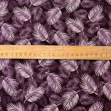 Poplin Print Maui Plum Cotton Dress Fabrics S1