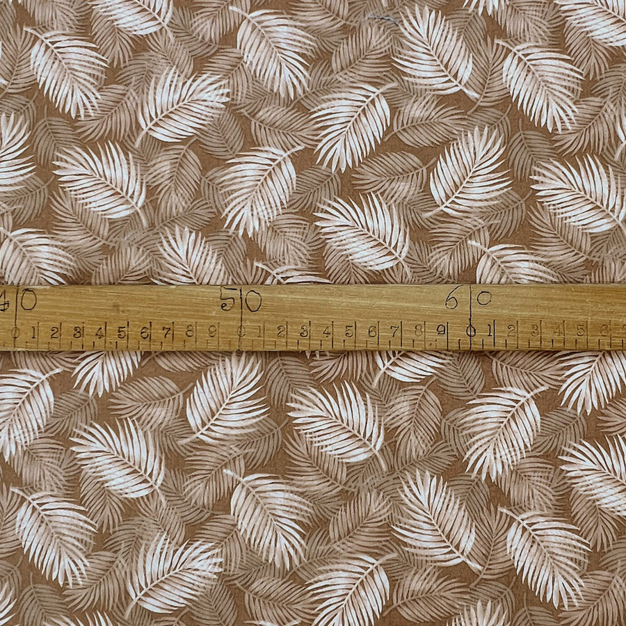 Poplin Print Maui Sand Cotton Dress Fabrics S1