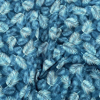 Poplin Print - Maui - Teal