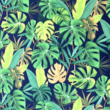 Poplin Print Molokai Navy Cotton Dress Fabrics S1