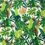 Poplin Print Molokai White Cotton Dress Fabrics S