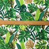 Poplin Print Molokai White Cotton Dress Fabrics S1