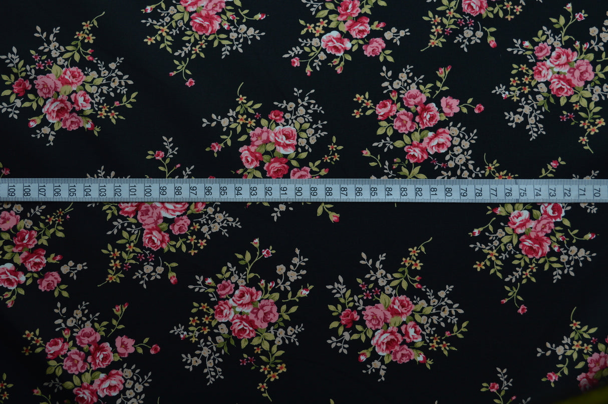 Poplin Print Sherlock Black S