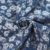 Poplin Print Tallulah Cotton Floral Black Dress Fabric Cud