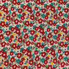 Poplin Print - Aston - Red